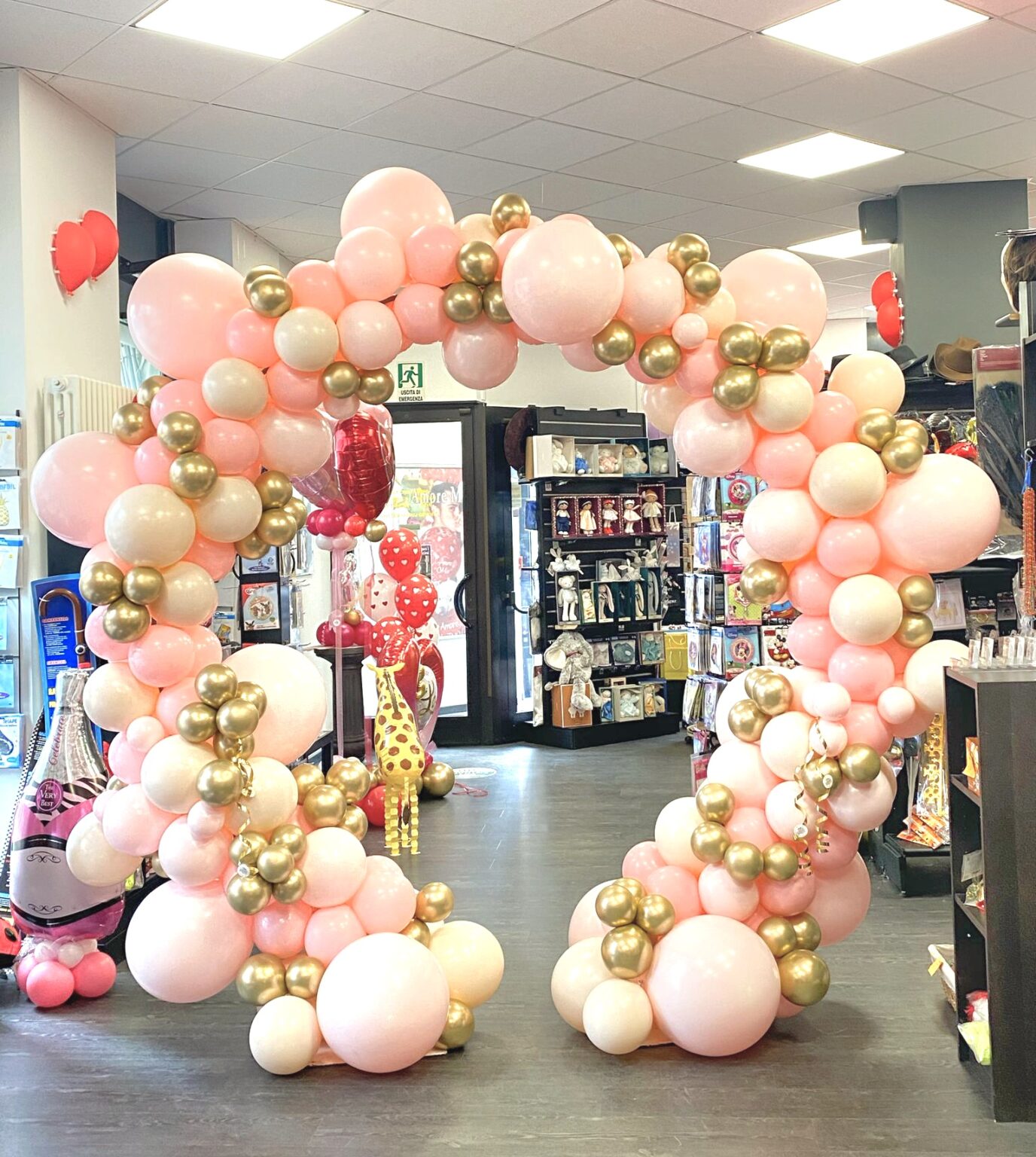 palloncini a torino composizione cerchio palloncini