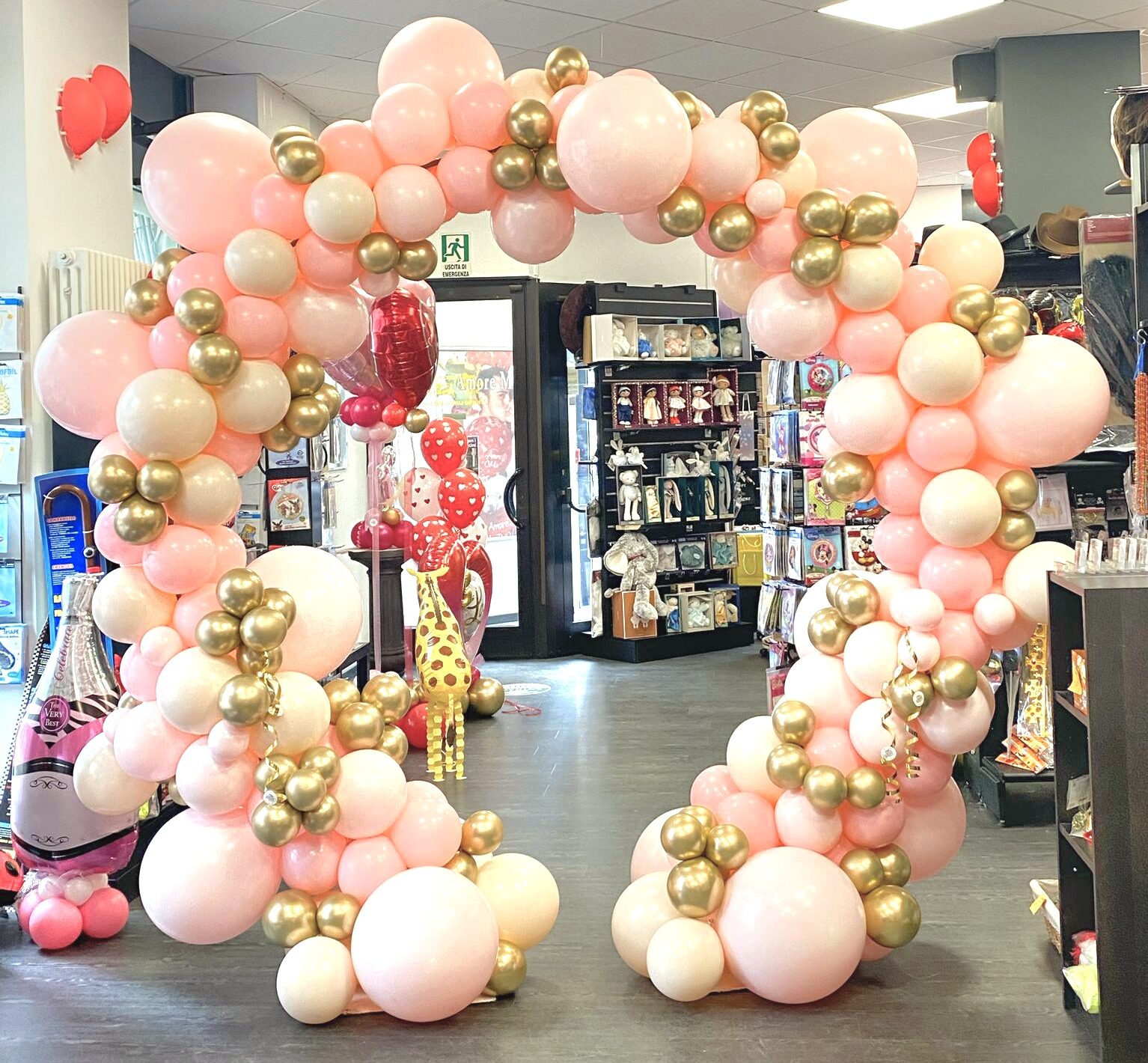 palloncini a torino composizione cerchio palloncini