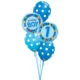 Balloon Express Shop Torino - CLASSIC BOUQUET 1° COMPLEANNO BIMBO/BIMBA 1