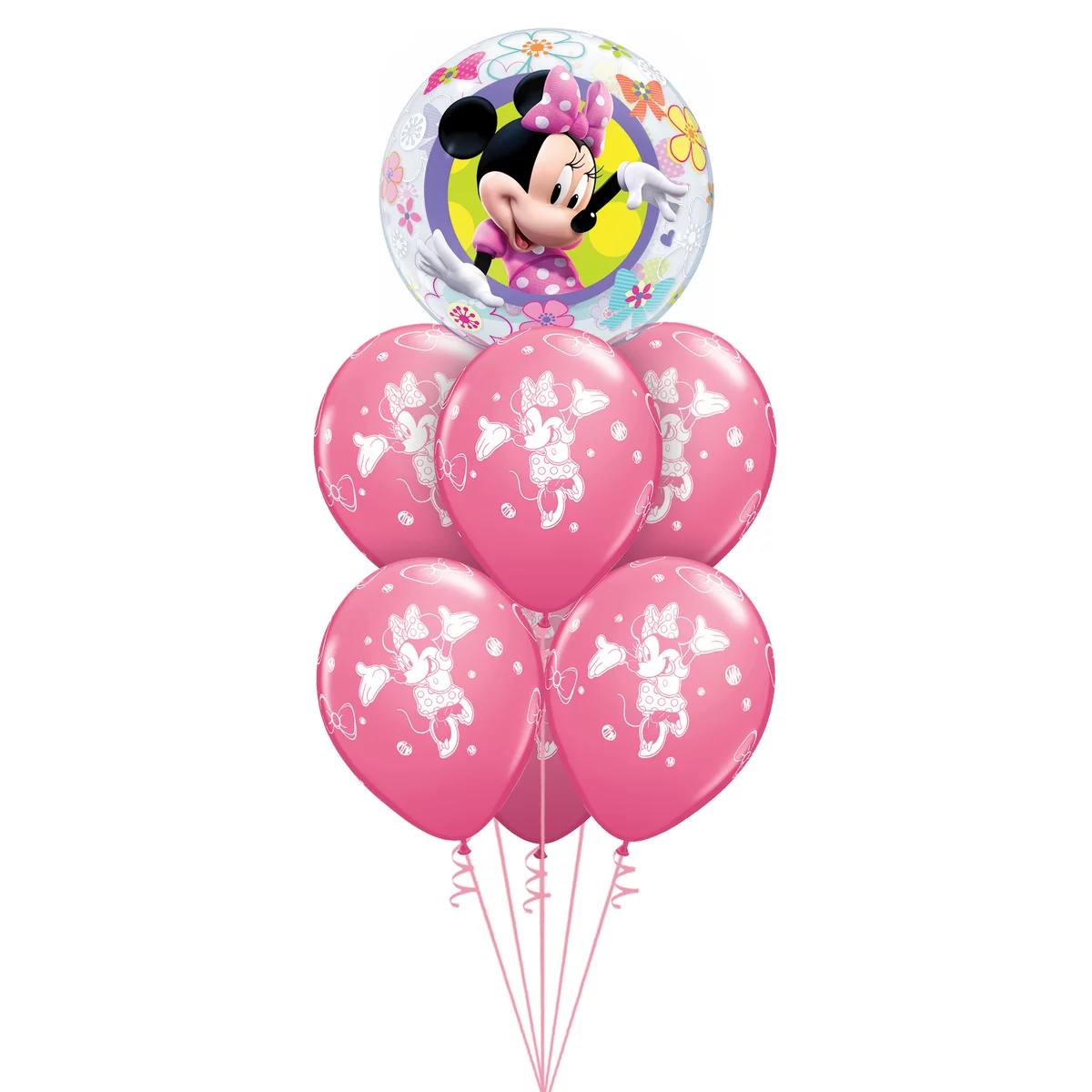 COMPOSIZIONE PALLONCINI MINNIE NEGOZI FESTE TORINO ARTICOLI FESTE TORINO