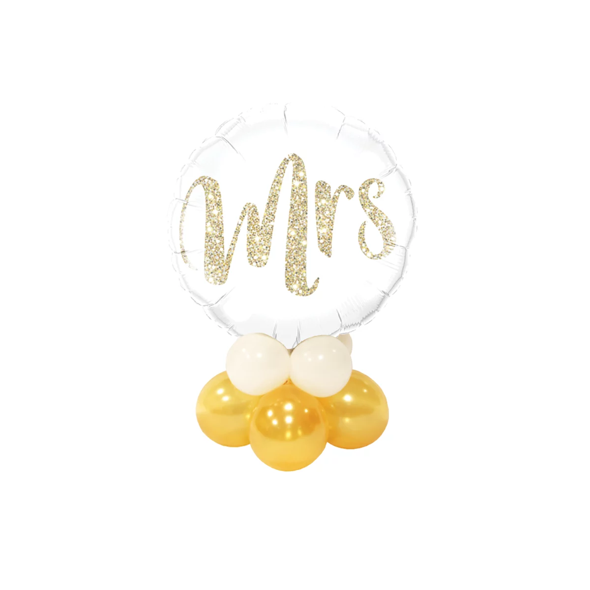 Balloon Express Shop Torino - CENTROTAVOLA FOIL MATRIMONIO MRS/MR 1