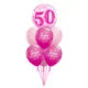 Balloon Express Shop Torino - BIG BOUQUET BUBBLE PINK BIRTHDAY 1