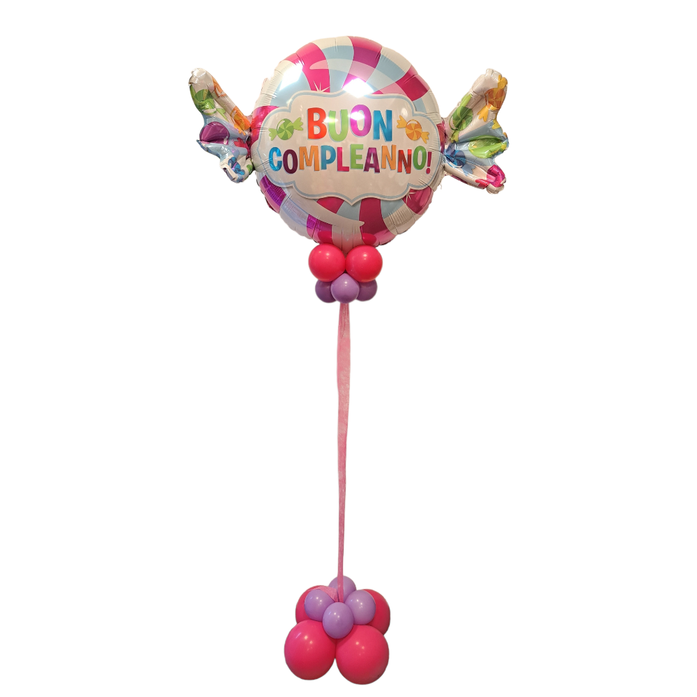 palloncino caramella buon compleanno