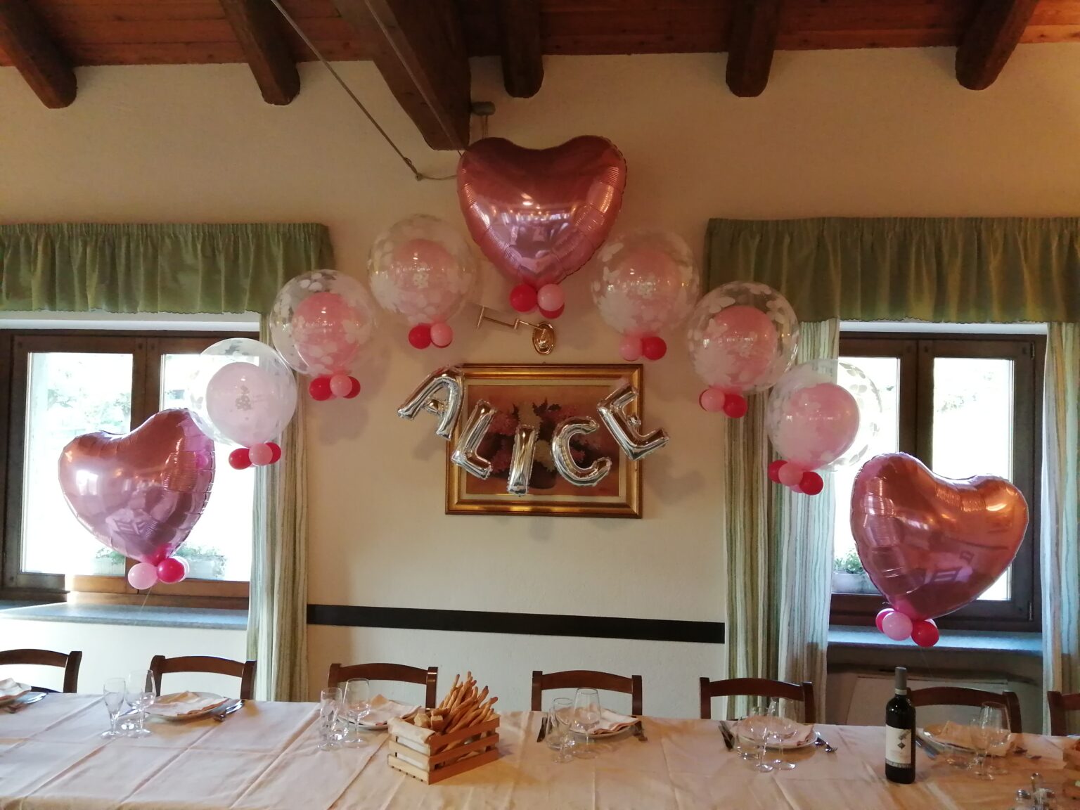 arco-elegante-palloncini-rosa