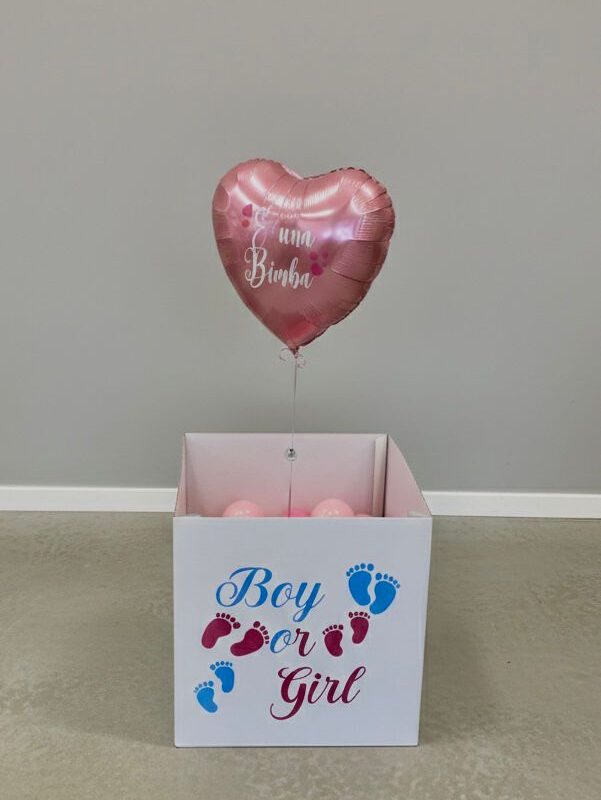 scatola gender reveal