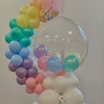 MEZZALUNA PALLONCINI PRIMO COMPLEANNO ROSA NEGOZI FESTE TORINO ARTICOLI FESTE TORINO