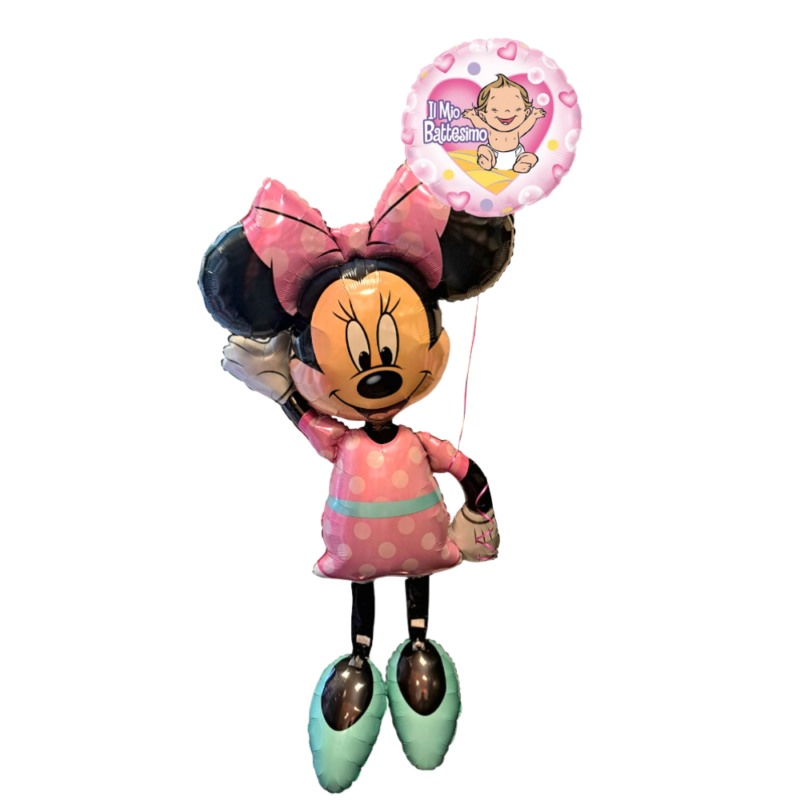 PALLONCINO MINNIE BATTESIMO NEGOZI FESTE TORINO ARTICOLI FESTE TORINO